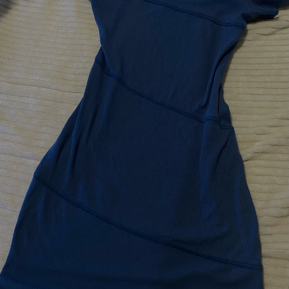Blue short casual Dress